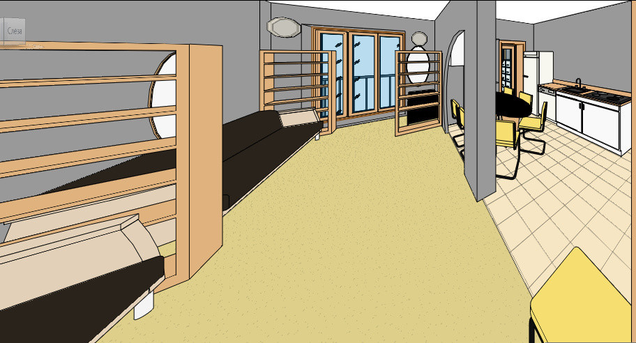 Частный интерьер квартиры. г. Москва