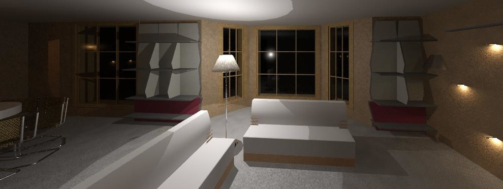 Обложка проекта: Частный интерьер гостиной экологов. Краснодарский край