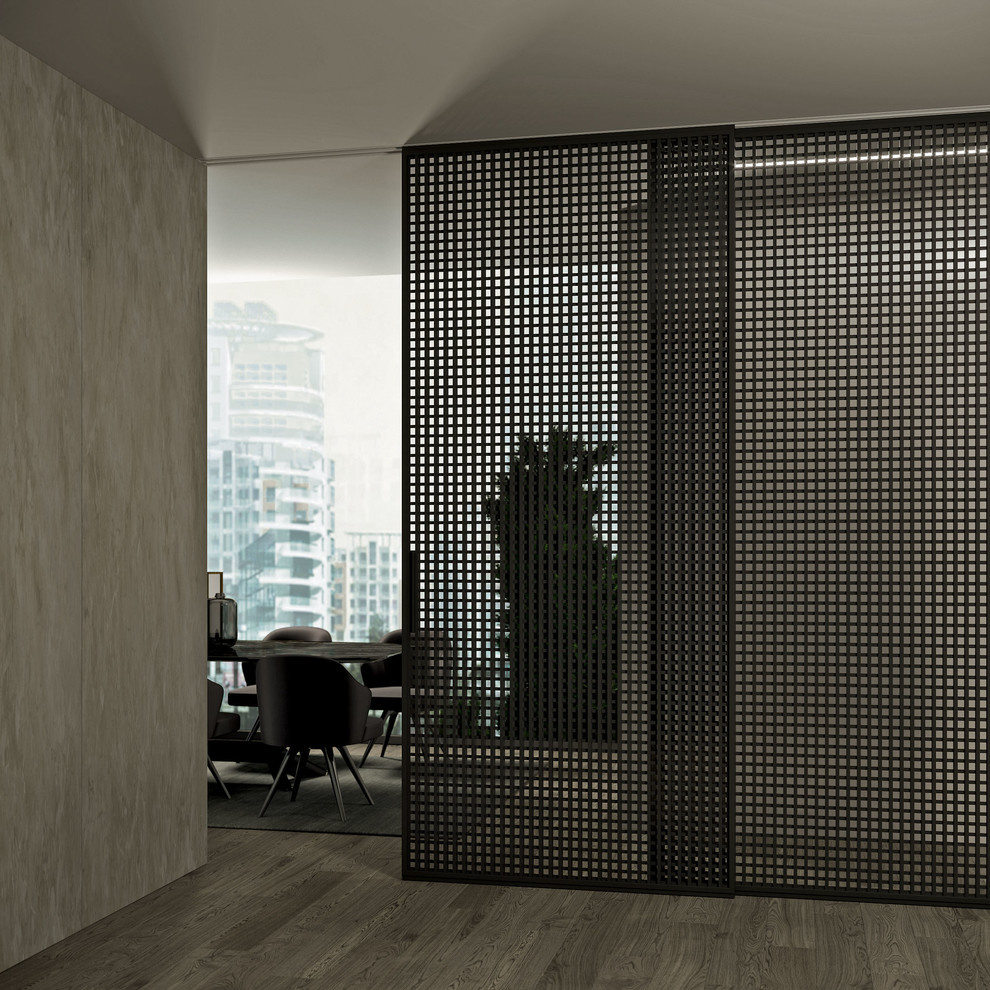 Алюминиевые двери и перегородки