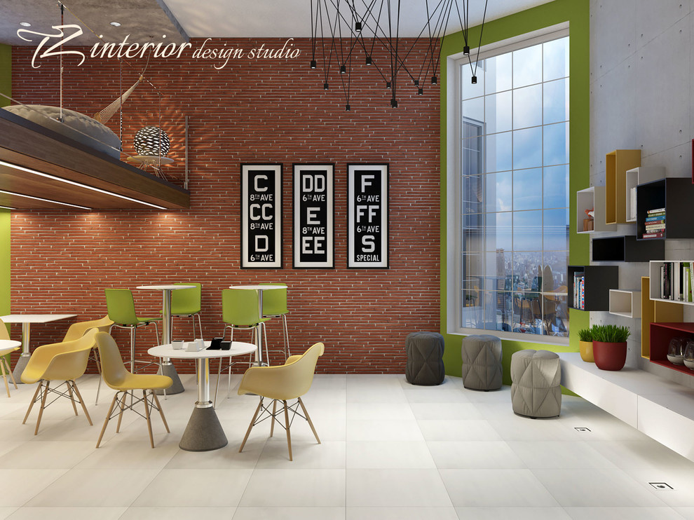Design concept of the interior office for IT company