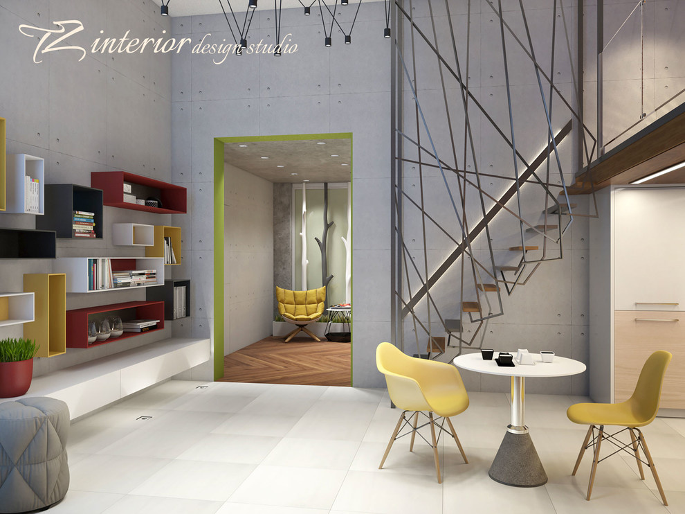 Design concept of the interior office for IT company