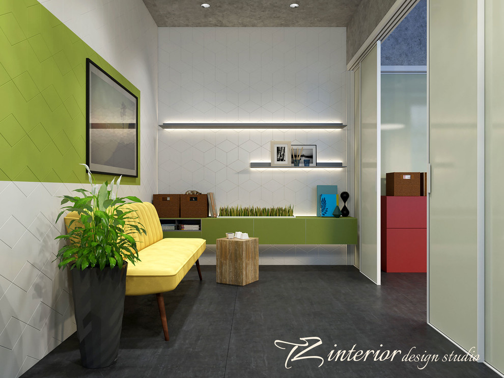 Design concept of the interior office for IT company