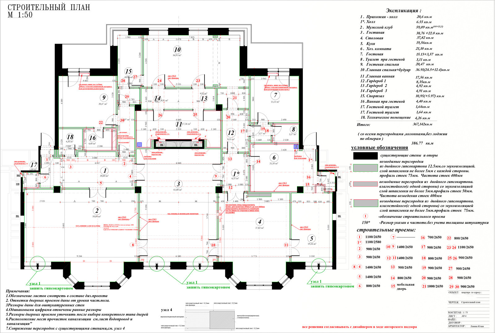 Отдельные чертежи и рабочая документация