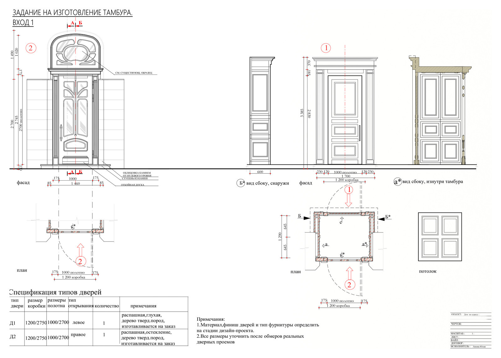 Отдельные чертежи и рабочая документация
