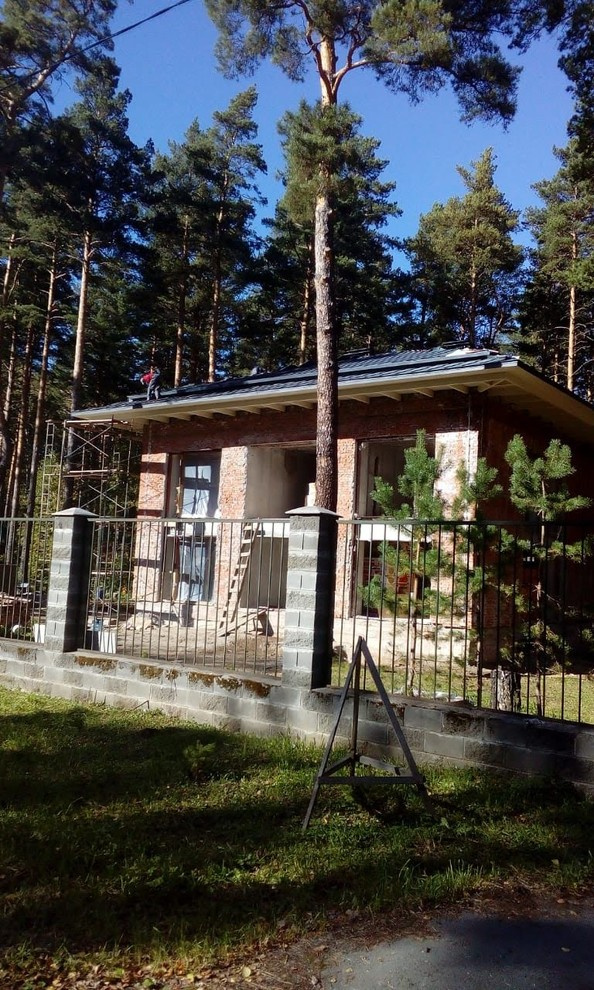 фальцевая кровля, реконструкция частного дома