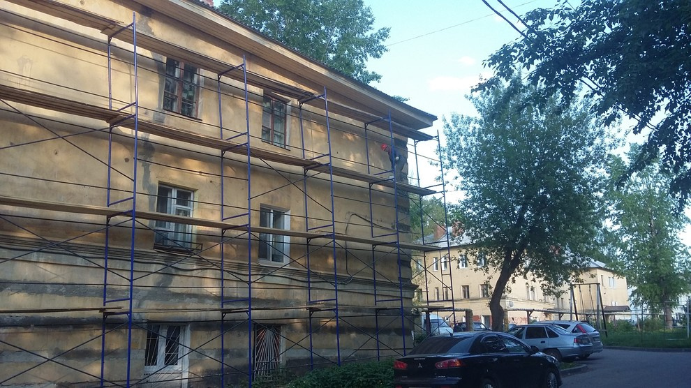 Фасад многоквартирного дома