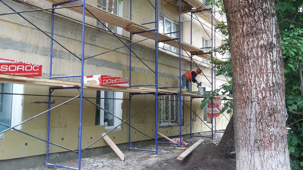 Фасад многоквартирного дома