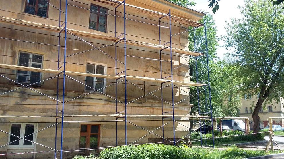 Фасад многоквартирного дома