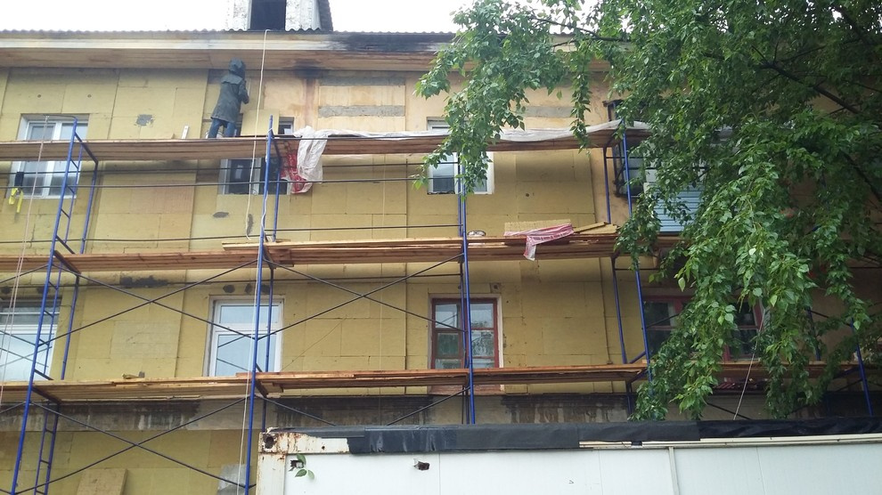 Фасад многоквартирного дома