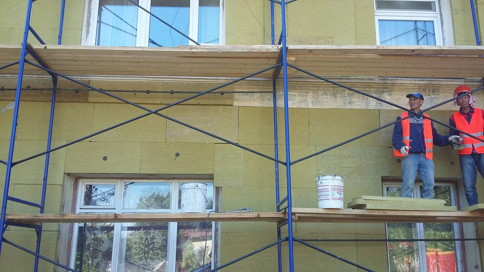 Фасад многоквартирного дома