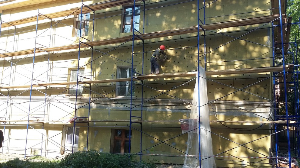 Фасад многоквартирного дома