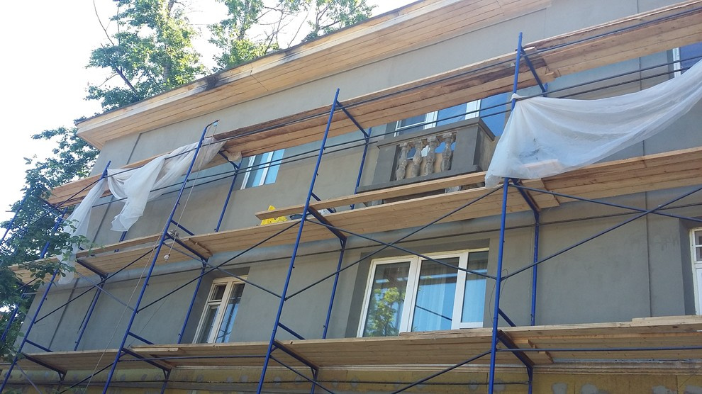 Фасад многоквартирного дома