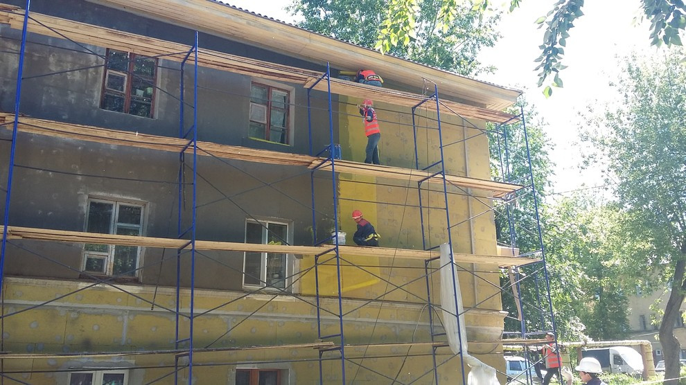 Фасад многоквартирного дома