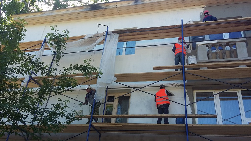 Фасад многоквартирного дома