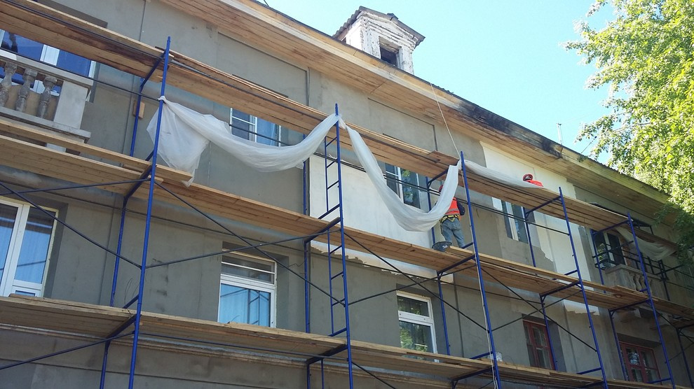 Фасад многоквартирного дома