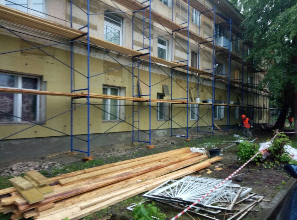 Фасад многоквартирного дома