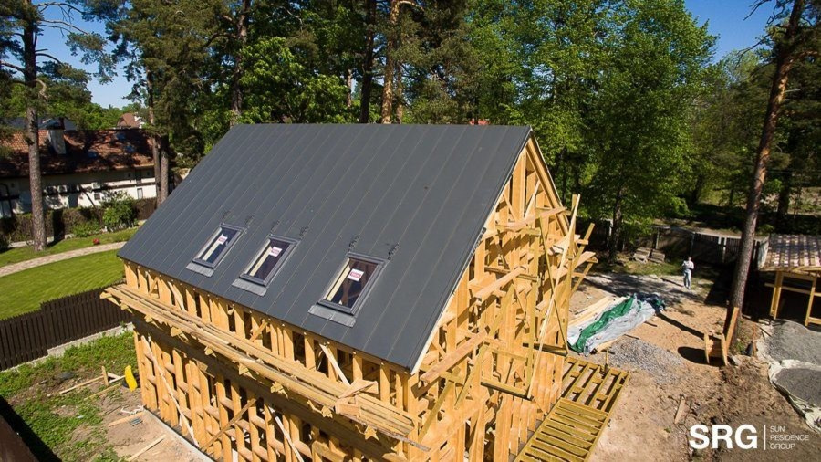 Дом в стиле Barn House, г. Сестрорецк