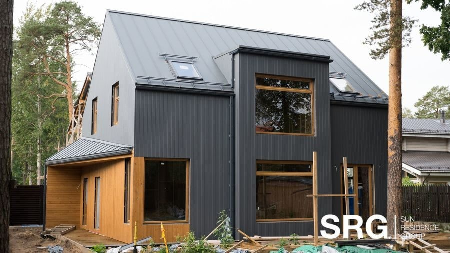 Дом в стиле Barn House, г. Сестрорецк