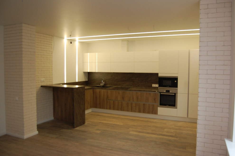 Отделка с применением стиля ЛОФТ