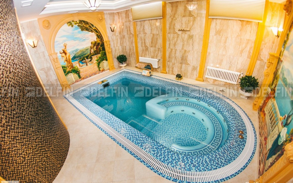 Мозаичный СПА бассейн
