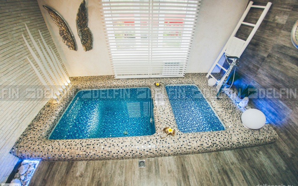 Бассейны с разнотемпературными чашами