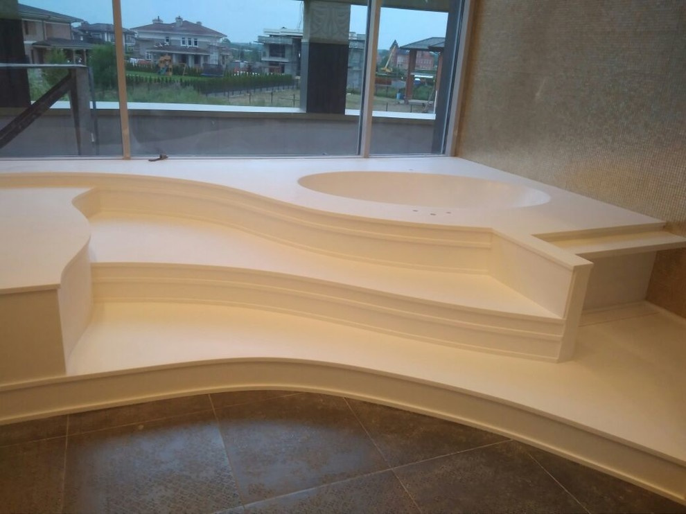 Обложка проекта: Ванна и подиум из искусственного камня