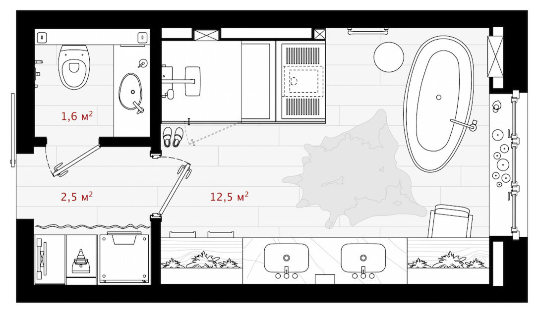 Ванная в эко-стиле | Luxury bathroom