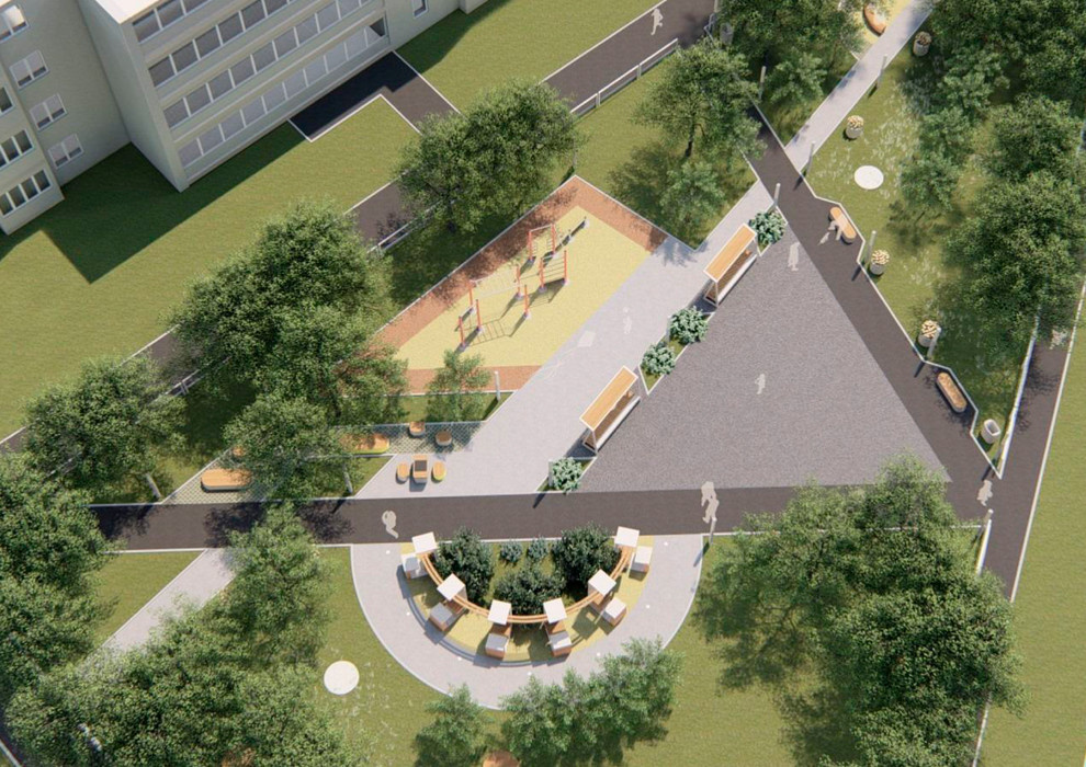 Организация зеленых пространств, Тюмень