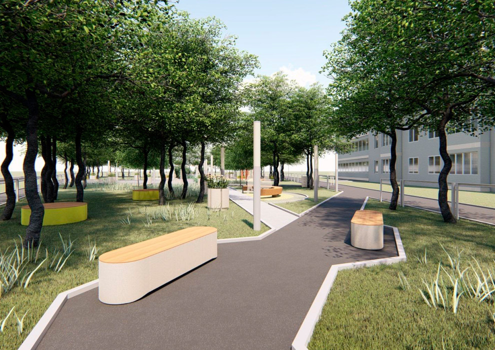 Организация зеленых пространств, Тюмень