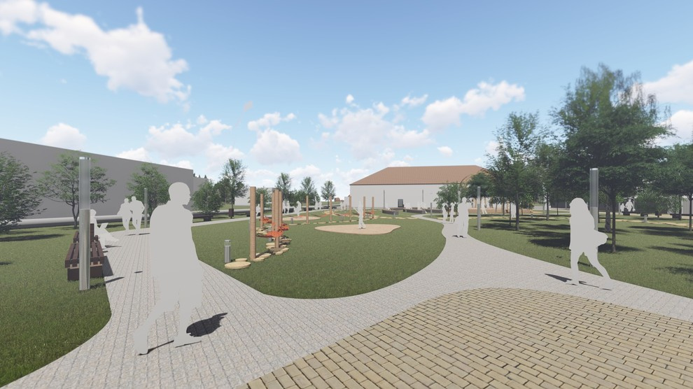 Организация зеленых пространств, ул. Шиллера, Тюмень