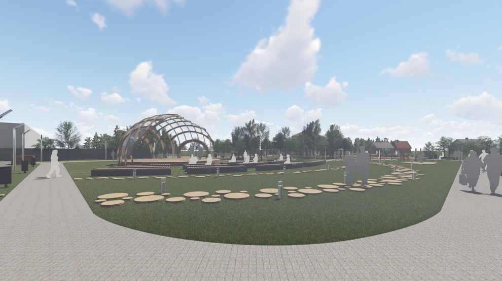 Организация зеленых пространств, ул. Шиллера, Тюмень