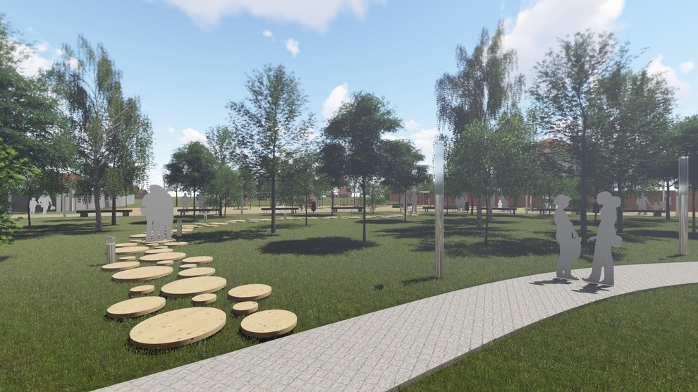 Обложка проекта: Организация зеленых пространств, ул. Семёна Шахлина, Тюмень