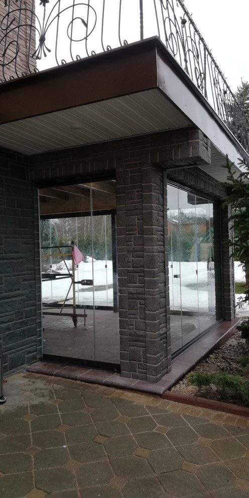 Остекление террасы конструкциями LUMON 7Е и 5.