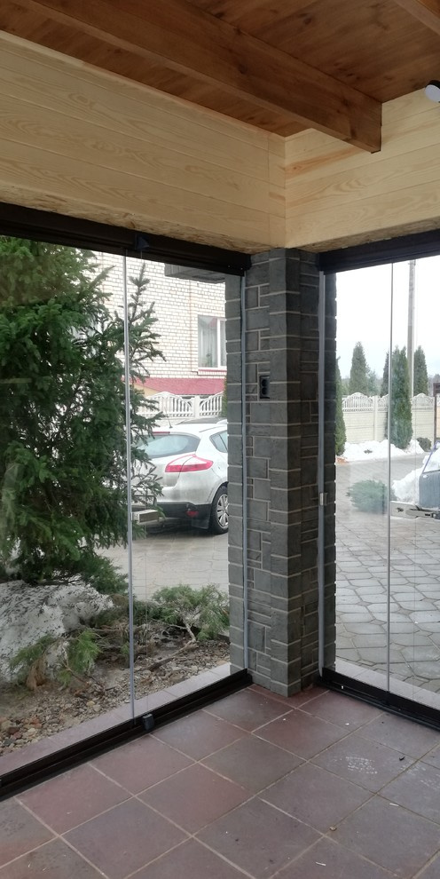 Остекление террасы конструкциями LUMON 7Е и 5.