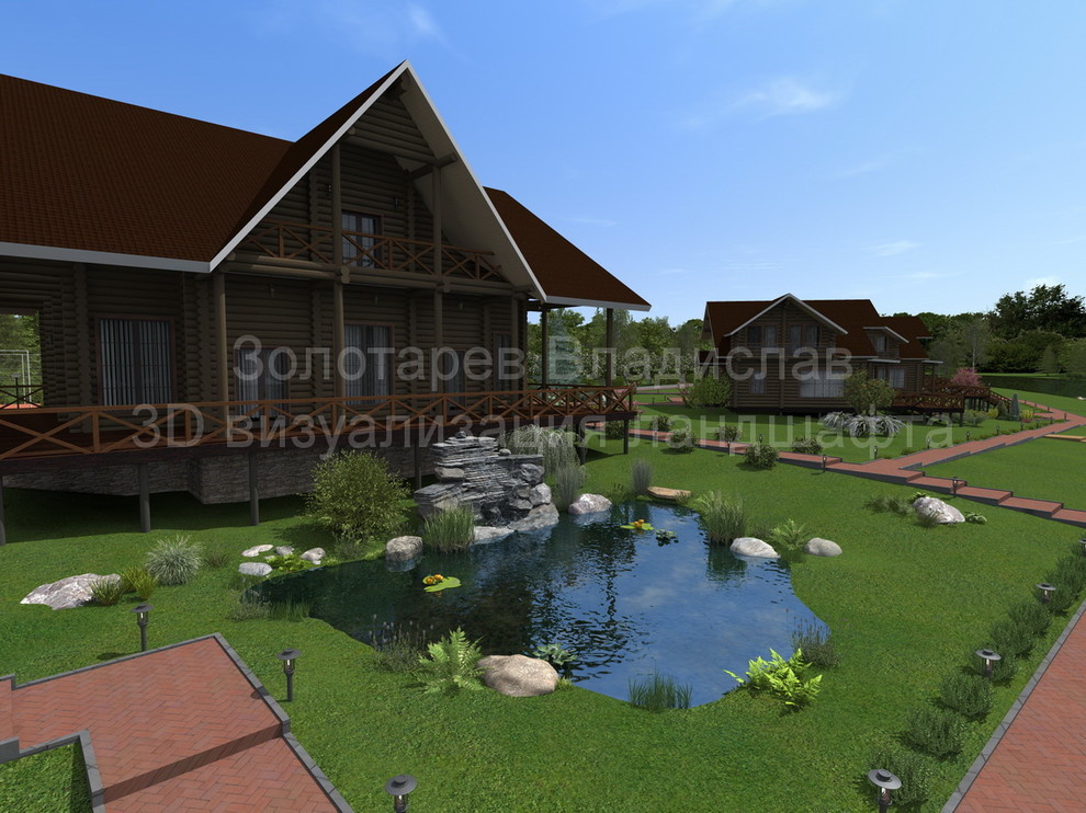 3D визуализация ландшафтных проектов