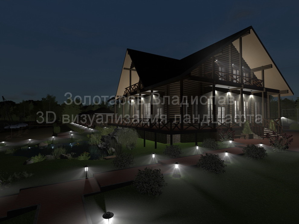 3D визуализация ландшафтных проектов