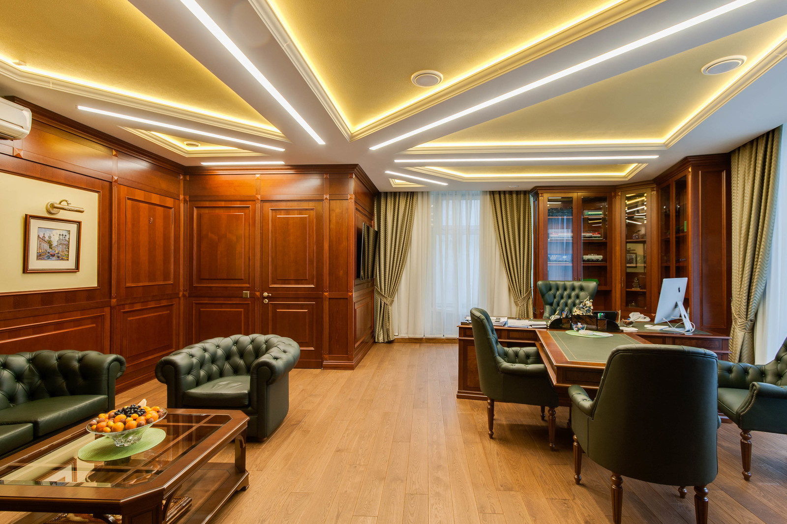 Кабинет в английском стиле