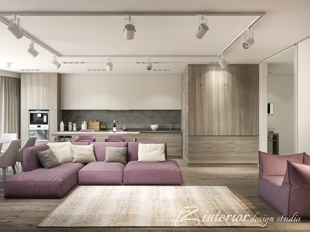 These fresh modern homes catch the eye with their bright accent colors.