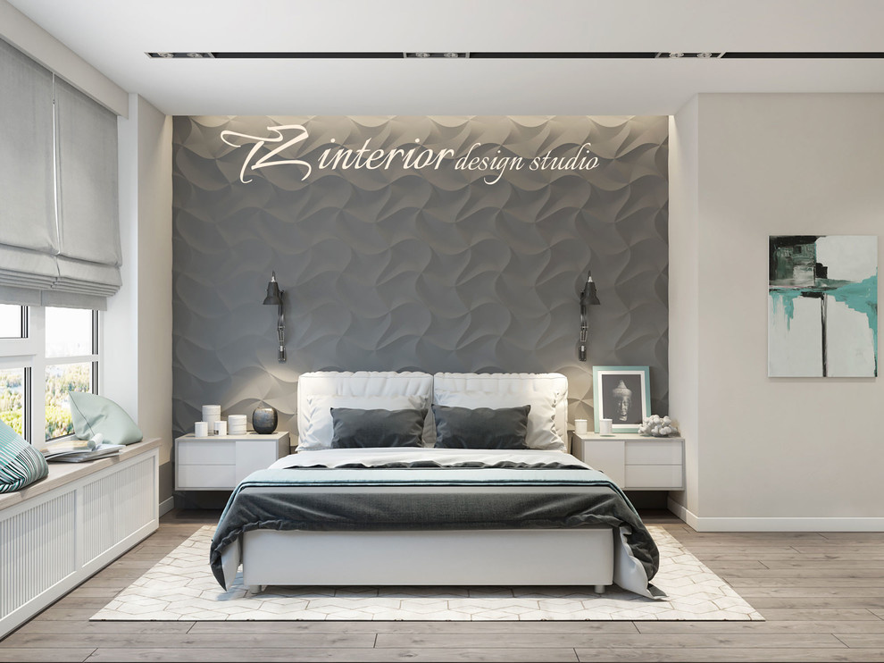 These fresh modern homes catch the eye with their bright accent colors.