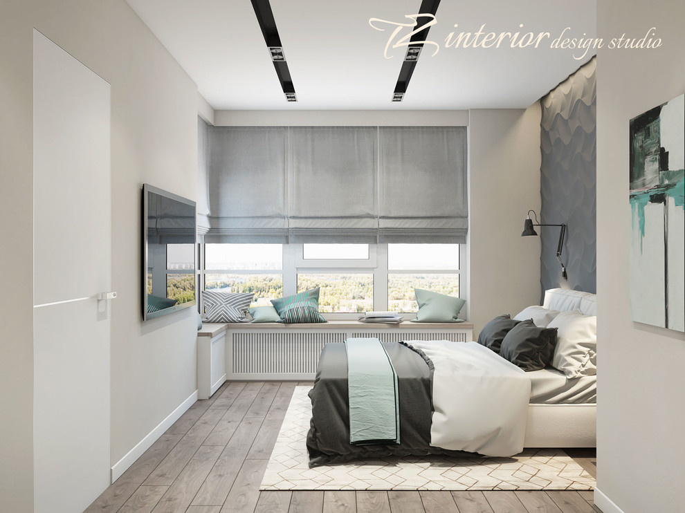 These fresh modern homes catch the eye with their bright accent colors.