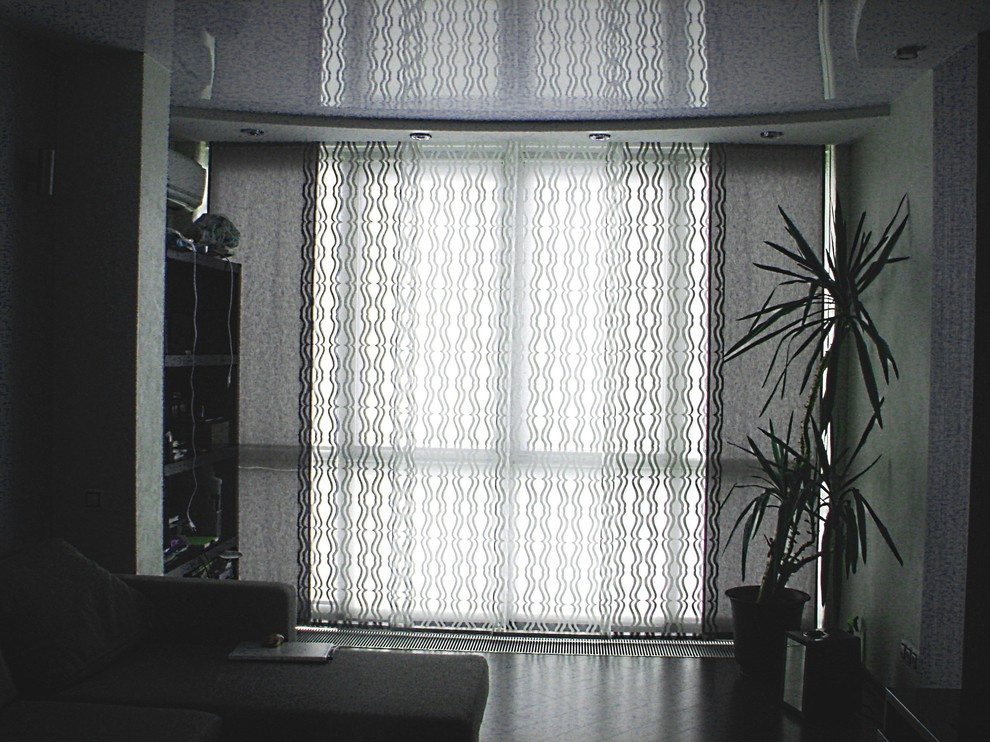 Чёрно-белый интерьер