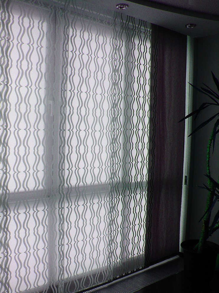 Чёрно-белый интерьер