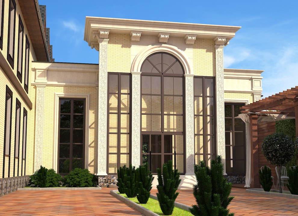 Внутренний двор отеля