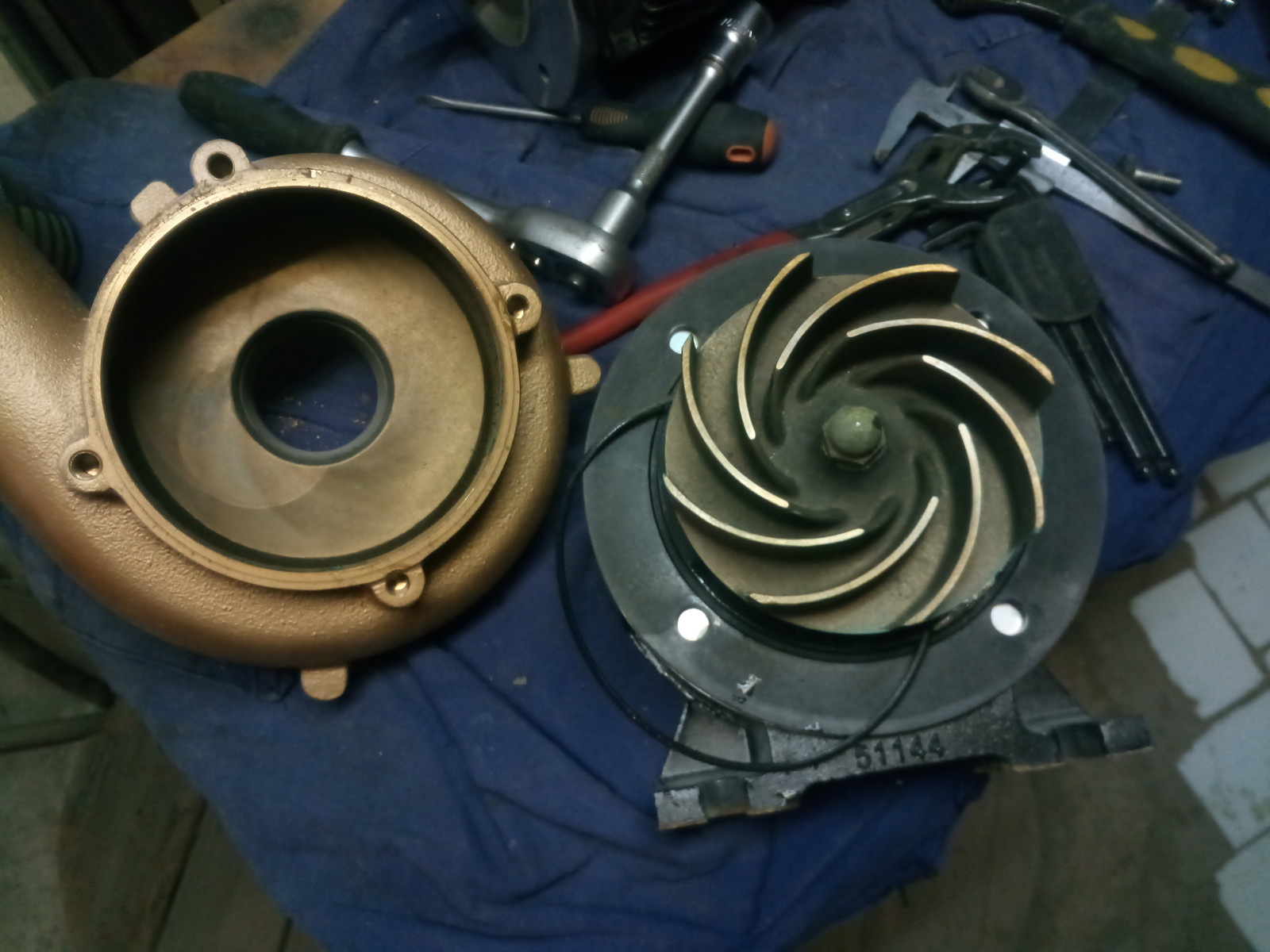 Ремонт насоса противотока одного распространенного бренда