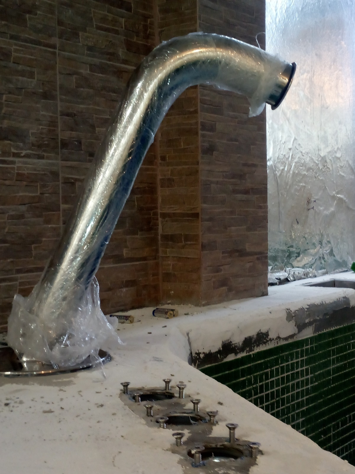 Пушка и стаканы пневмокнопок