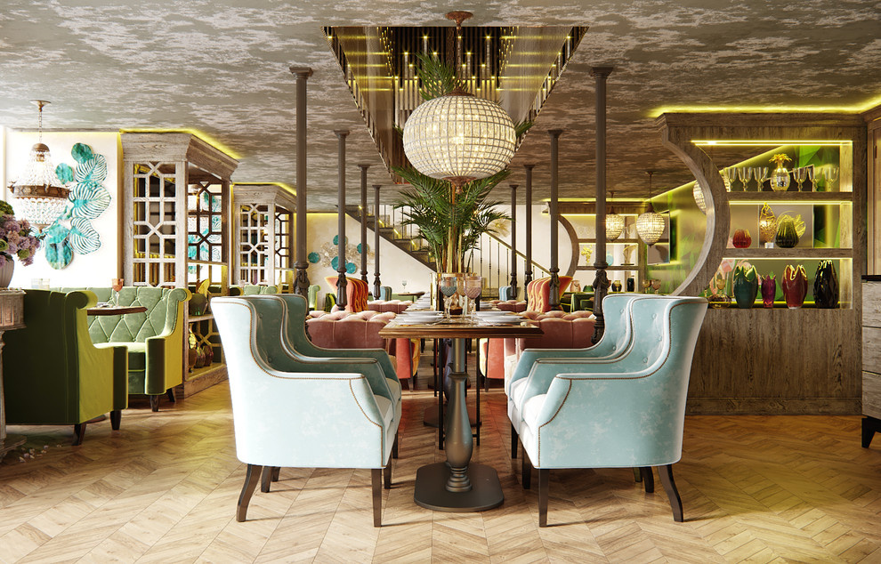 Визуализация ресторана для дизайнера Леонида Колпакова компании Leon’s Group