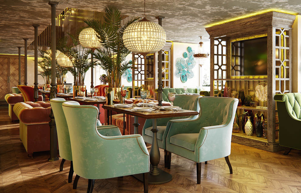 Визуализация ресторана для дизайнера Леонида Колпакова компании Leon’s Group