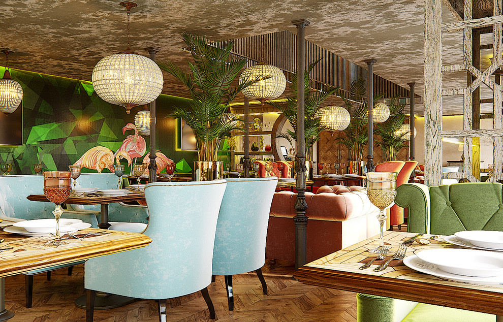 Визуализация ресторана для дизайнера Леонида Колпакова компании Leon’s Group