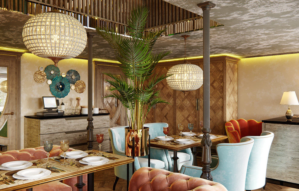 Визуализация ресторана для дизайнера Леонида Колпакова компании Leon’s Group