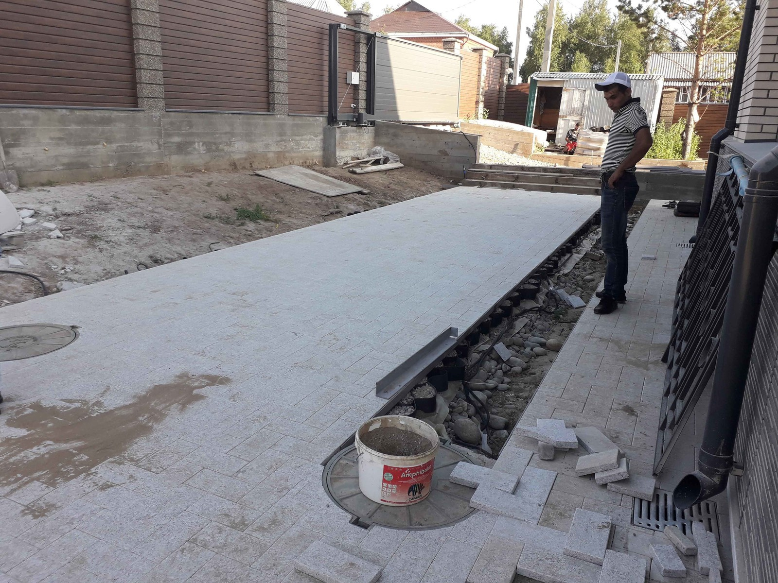 Ландшафтный проект в поселке "Солнечный 2"